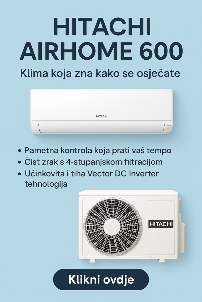 Otkrijte HITACHI AIRHOME 600 – pametan klima uređaj
