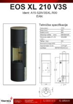 Thermia Eos 210 XL V3S – Crni, pješčani kamen - Slika 7